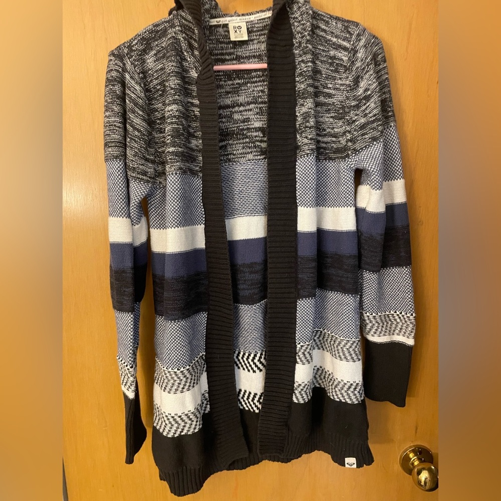 Ladies Roxy cardigan with hood